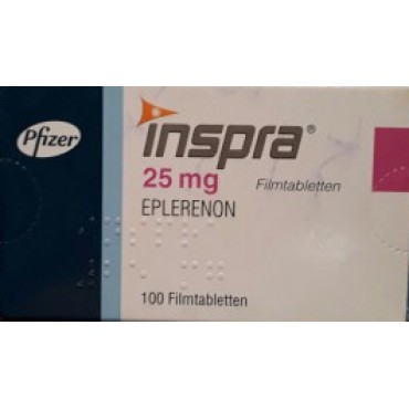 Купить Инспра Inspra 25 мг/100 таблеток в Москве